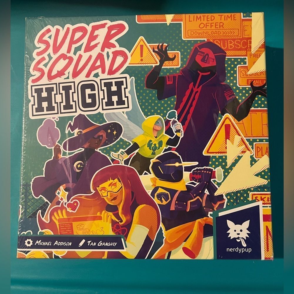 Super Squad High Board Game by Nerdy Pup